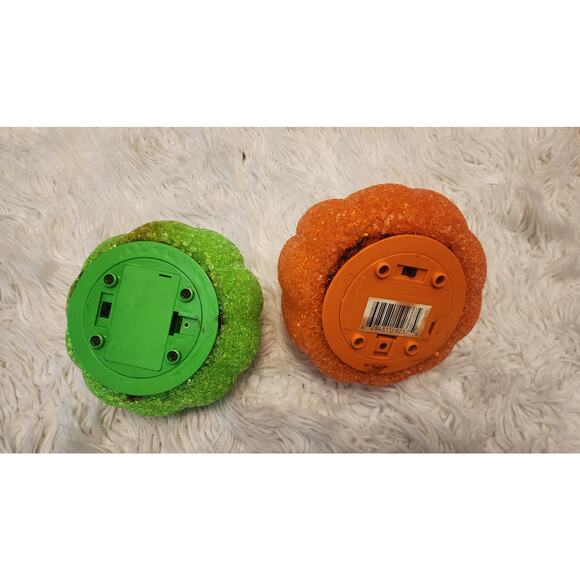 Set of 2 small Vintage Seasons Jack-O-Lantern Pumpkin. - Picture 5 of 5